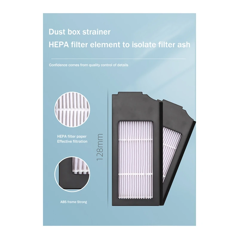 Запчасти для робота-пылесоса Ecovacs X1, фильтр НЕРА, аксессуары для уборки, 1 шт.