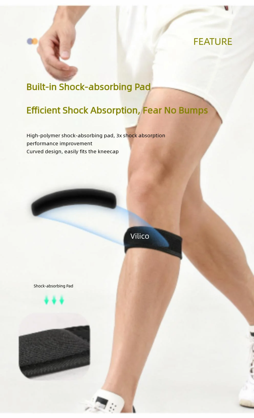 1PC Patella Knieschijfband Sil - Running Gear Gym recensie en prijs