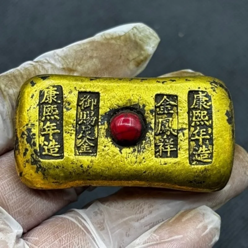Solid cast brass bars, ingots, gold bricks for home decoration, real antiques and collectibles