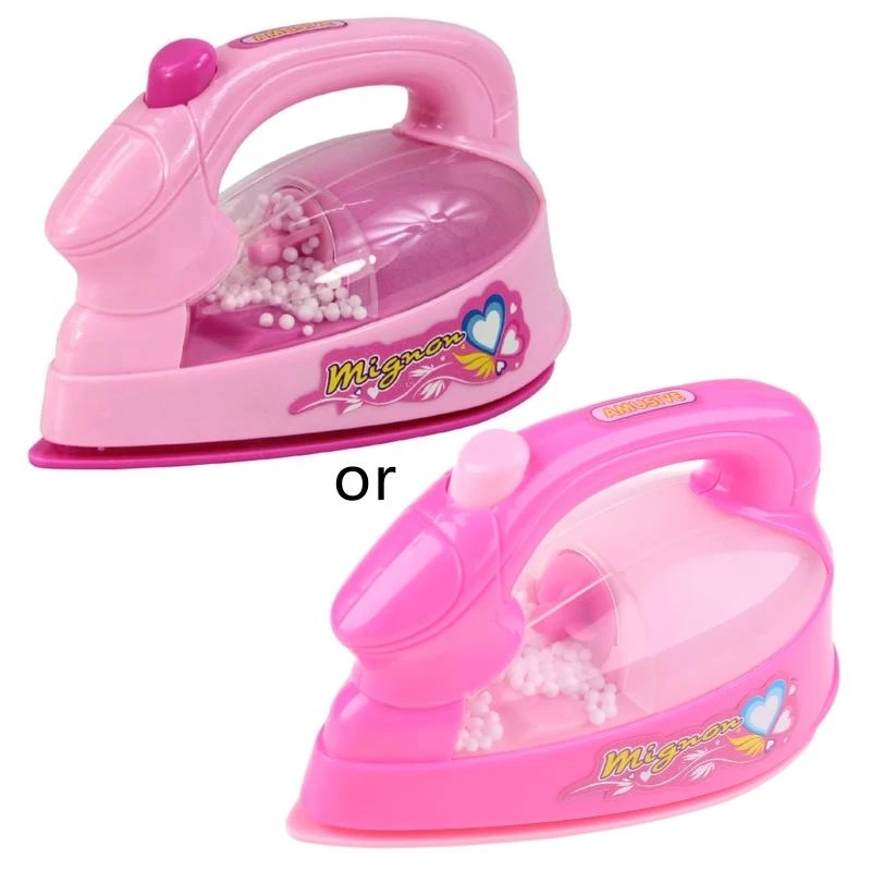 Y4qa enfants gamin girl girl mini cuisine appareils électriques électriques en fer jouet en fer