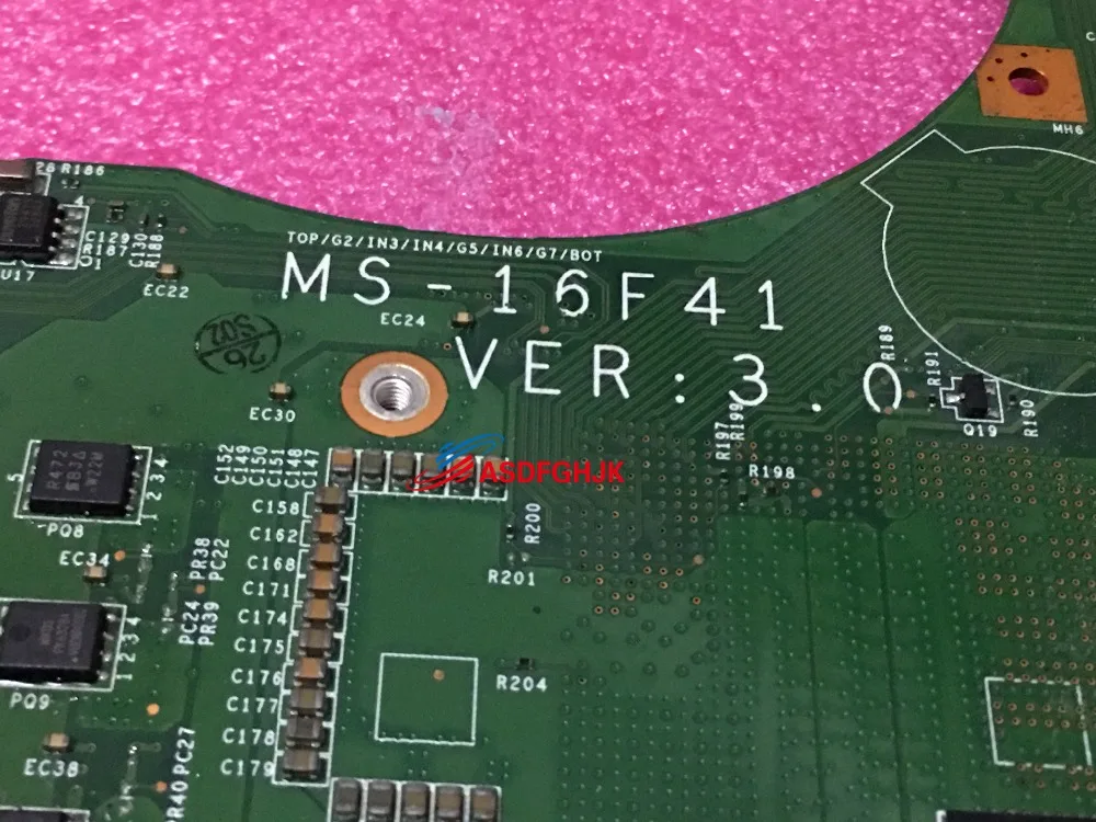 Original FOR MSI GT60 laptop motherboard MS-16F41 MS 16F41 VER: 3.0 100% TESED OK