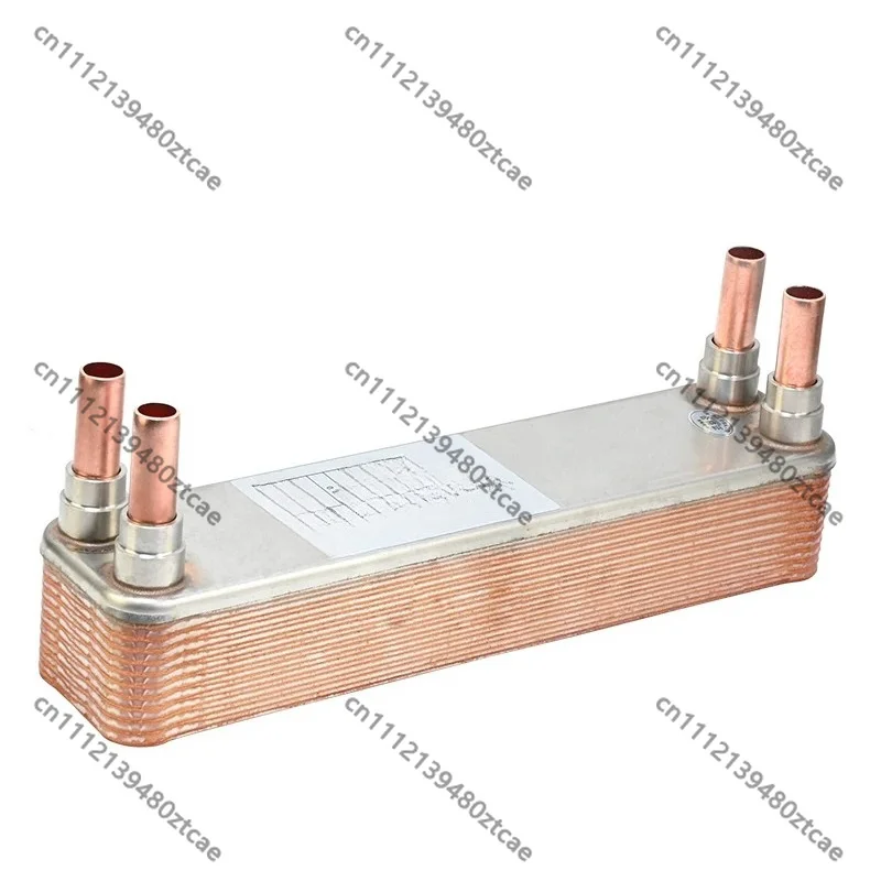 Brazed Plate Economizer Heat Exchanger, SUS304 Stainless Steel EVI Vapor Injection Plate Heat Exchanger