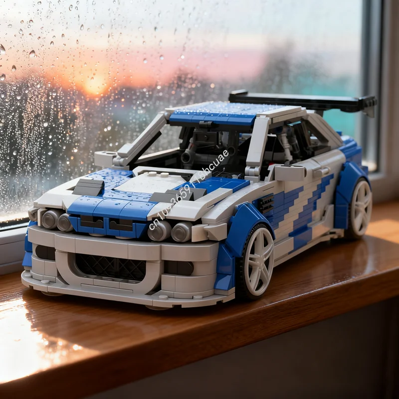 

1240pcs MOC BMWedd GTRs Need Speed MOST WANTED Model Christmas Gift Building Blocks Construction Assemble DIY Brick Toy Birthday