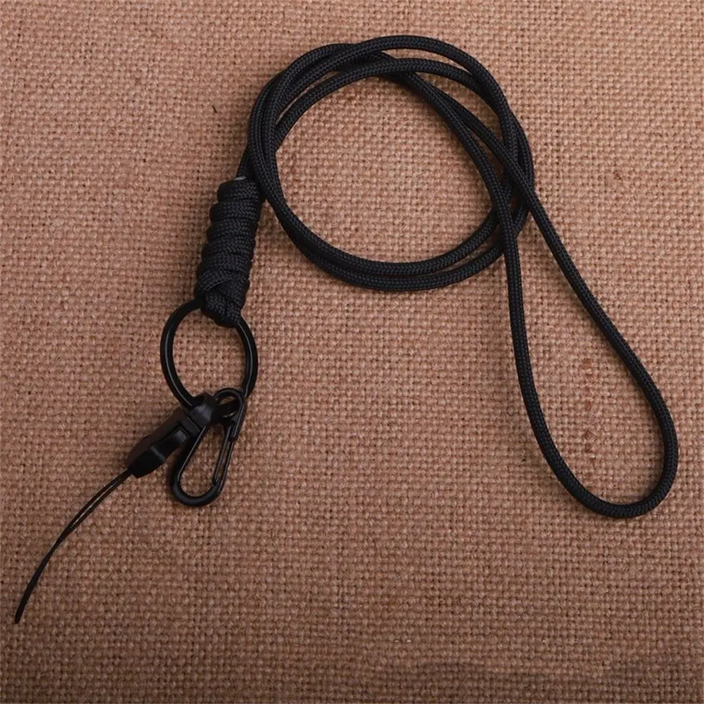 Outdoor Keychain Paracord Keychain Parachute Cord Phone Straps Umbrella Rope Keyring ID Card Neck Strap Cellphone Lanyard