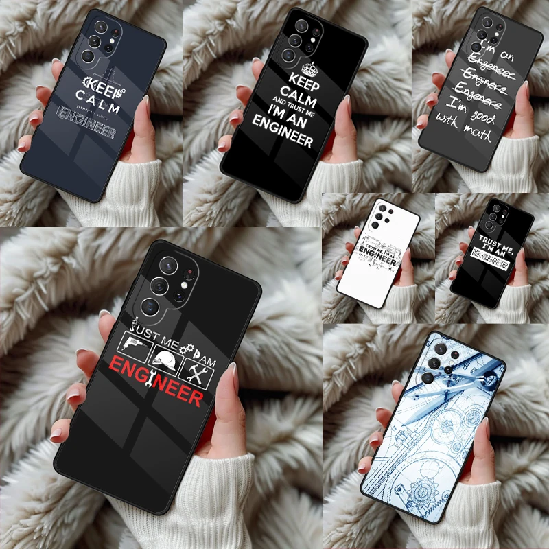 I m An Engineer I m Good At Maths Phone Case For Samsung Galaxy S24 S25 S26 Ultra S22 S23 Plus S21 S20 FE Note10 TPU Cover