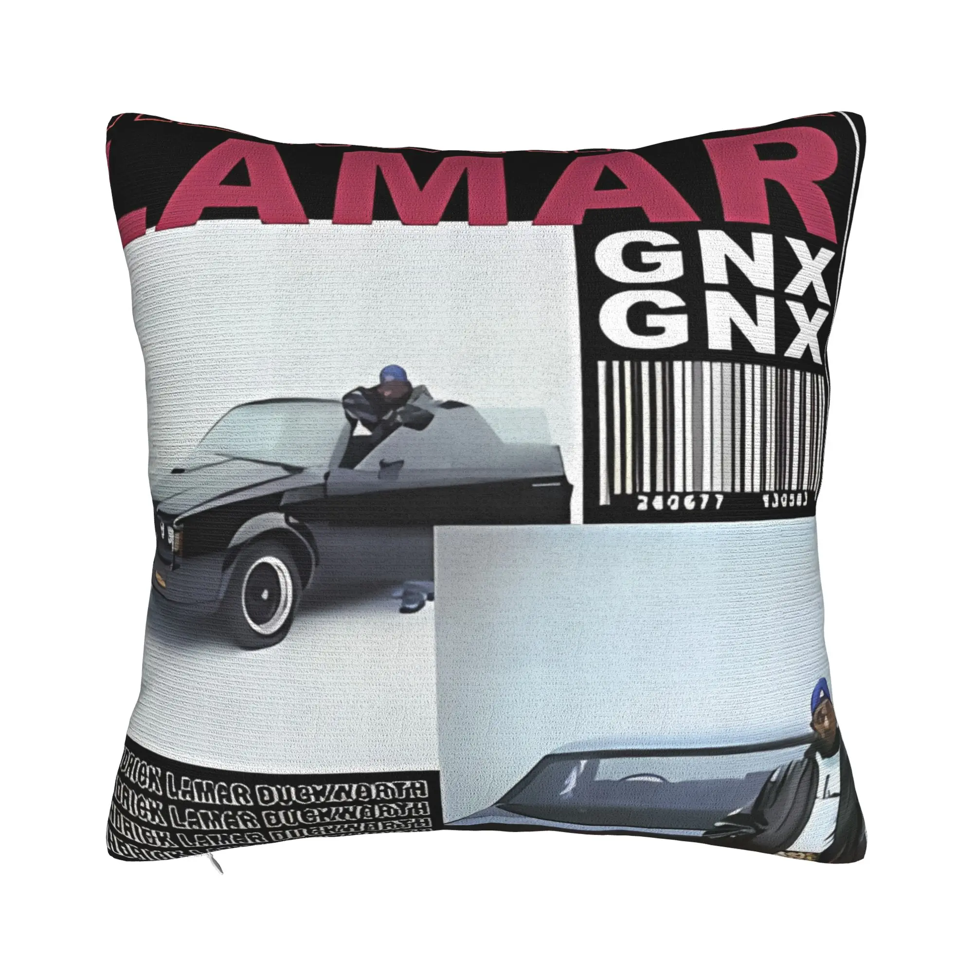 Kendrick Lamar GNX Album For Porch Patio Couch Sofa Living Room Outdoor Pillowcases Kendrick Lamar Pillow Cover Zipper Closure