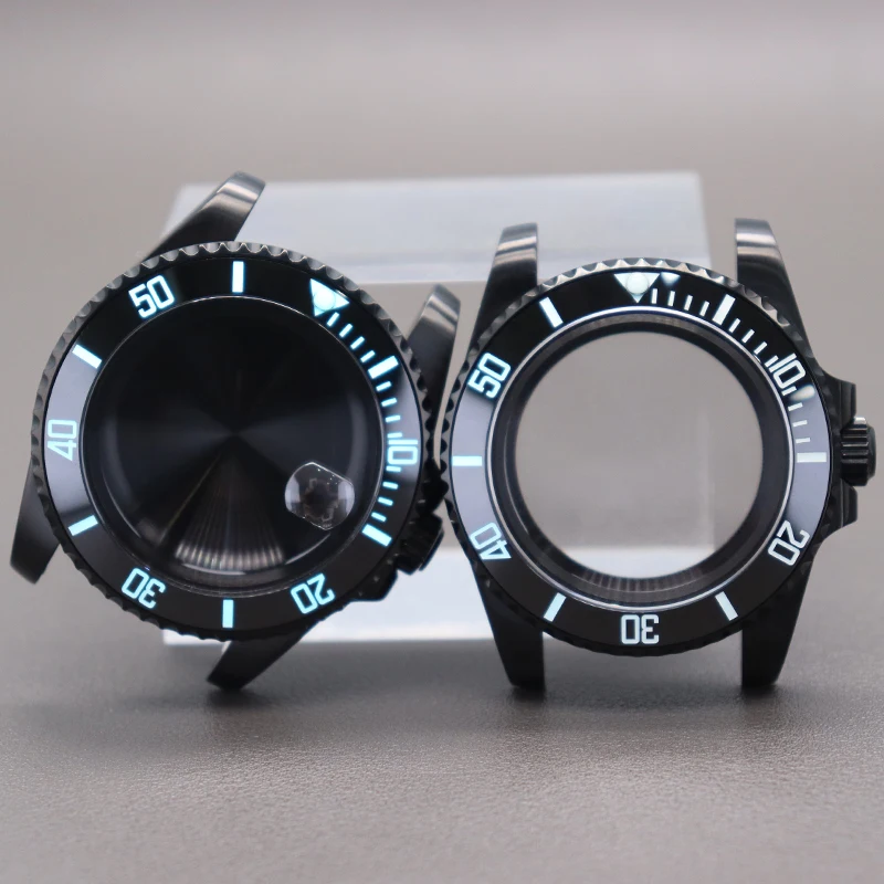 Men's Watches 40mm Case C3 Luminescence Bezel Insert Fit NH34 NH35 NH36 NH38 Miyota8215 ETA2824 Movement Sapphire Glass Hot Sale