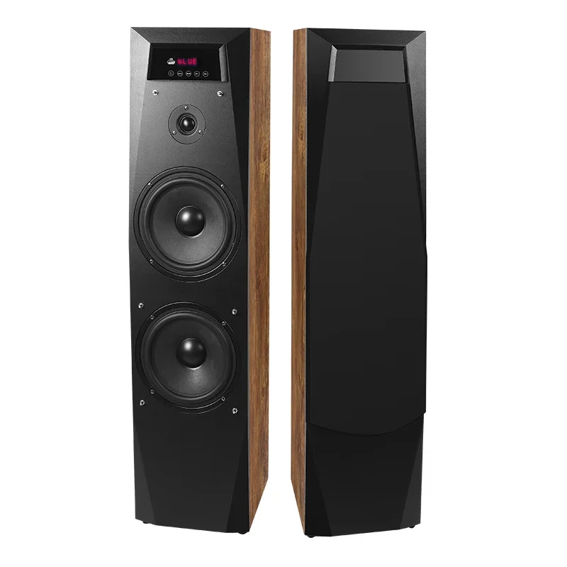 KINMA HIFI powerful floor standing wooden tower speaker for home theater and music