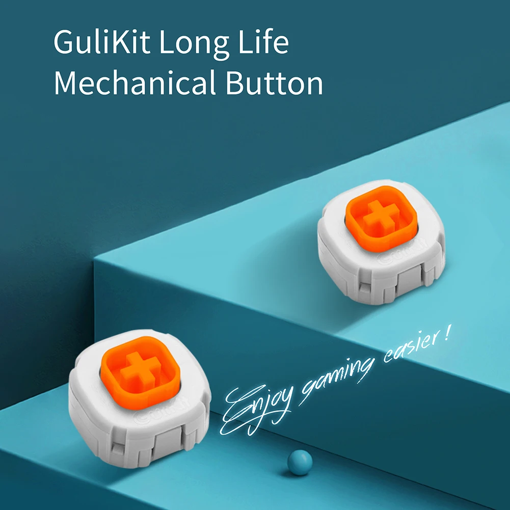 4 шт. NS33 механическая кнопка с длительным сроком службы, ремонт джойстика, сменные игровые аксессуары для игрового контроллера Gulikit 2 Pro NS08/NS09