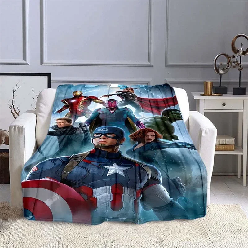 أعجوبة بطانية المنتقمون المطبوعة للأطفال والكبار ، مفروشات ناعمة ودافئة للسرير ، أريكة ، غطاء للسفر في الهواء الطلق ، 1 * * #6