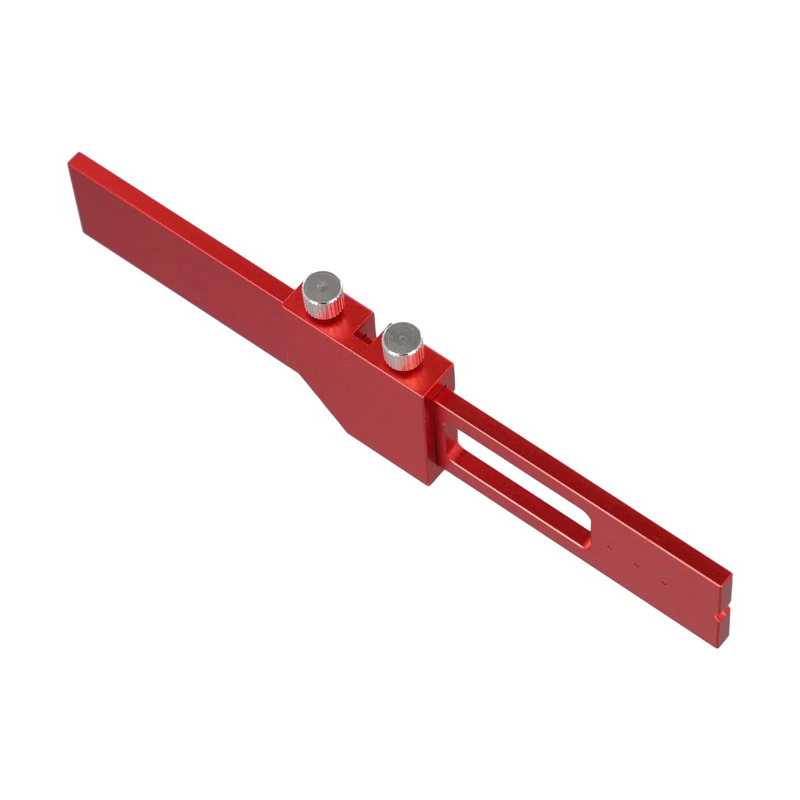 Measuring and Layout Ruler for Woodworking Projects Dual Metric and For Imperial Scales on a Compact Aluminum Design