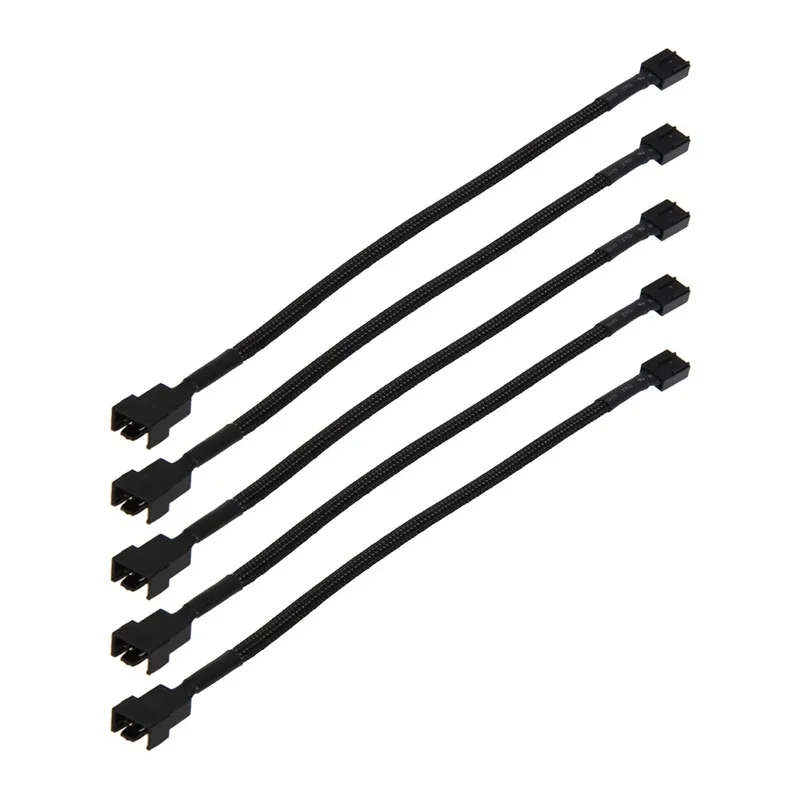 5pcs/lot 4 Pin PWM Connector Case Fan Extension Power Cable 27cm for Compure CPU Cooling System