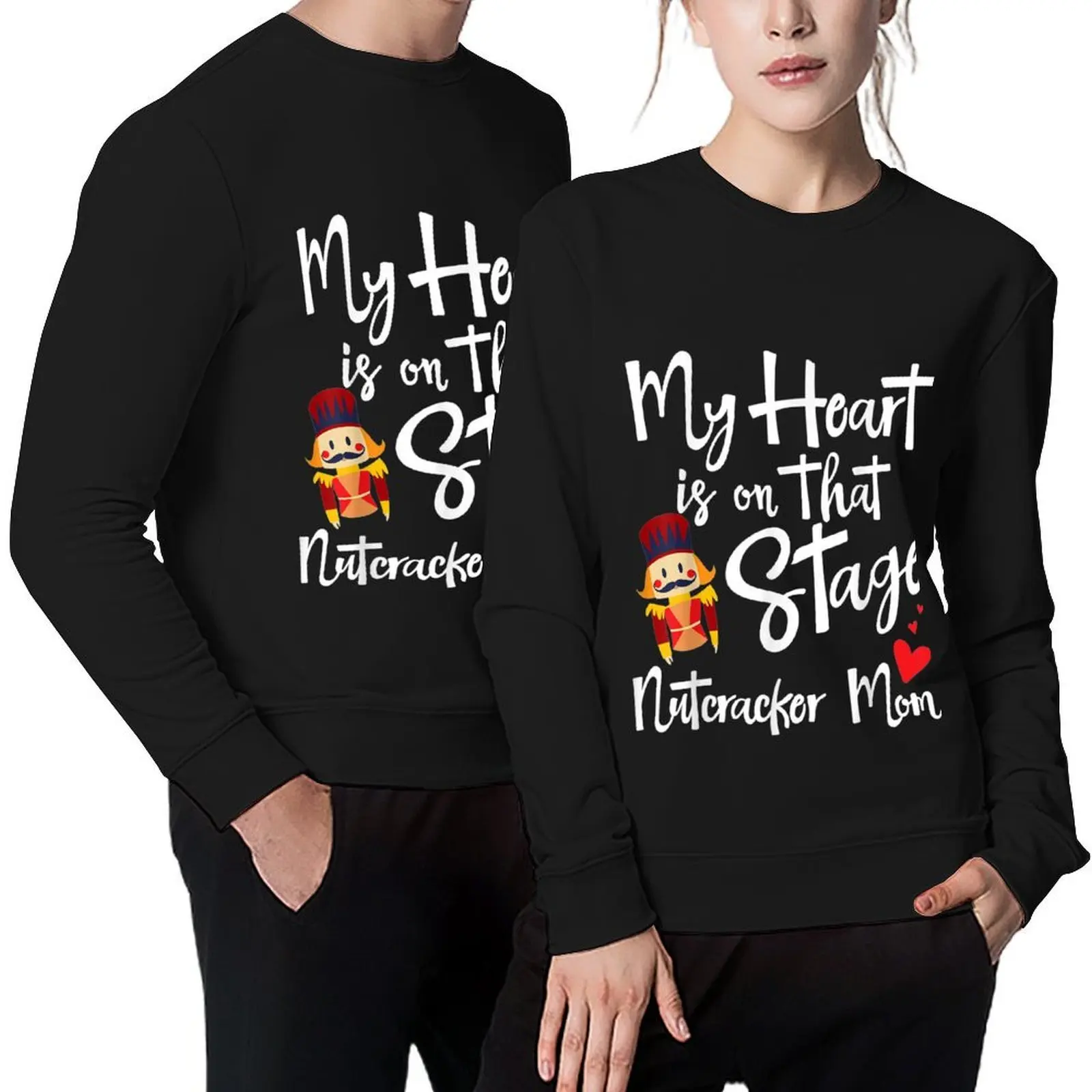 

Nutcracker Mom - Love Ballet Dance Mom Gift Pullover mens clothing anime clothing korean clothes hooded sweatshirt for men