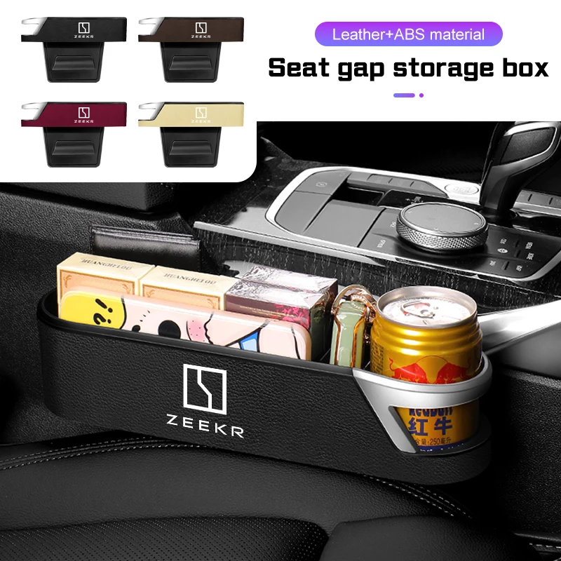 

For Zeekr 001 MIX 009 007 Zeekr X 7X Car Seat Gap Organizer Storage Box Cup Holder Accessories Auto Central Control Storage Bag