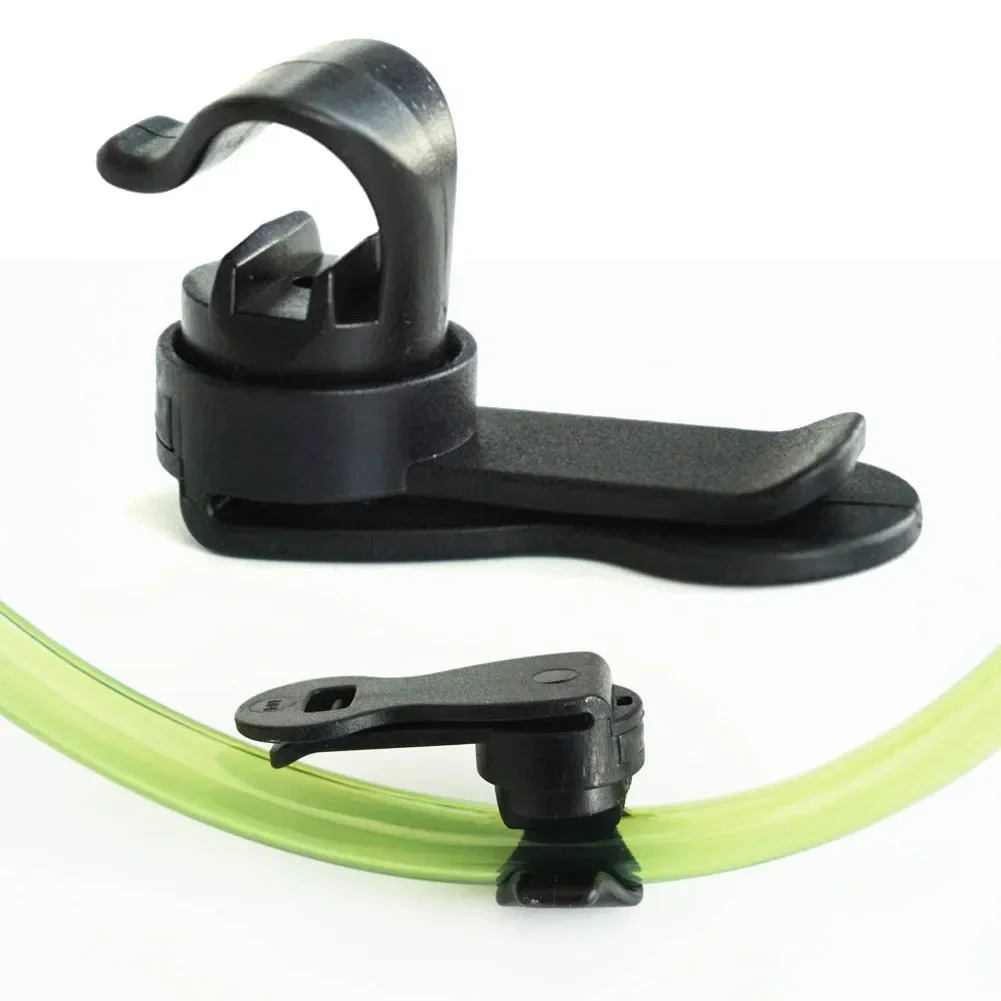 Outdoor Hiking Backpack Hanger Magnetic Drinking Tube Water Bladder Clip Rotatable Drinking Tube Clip Drinking Water Bag Clip