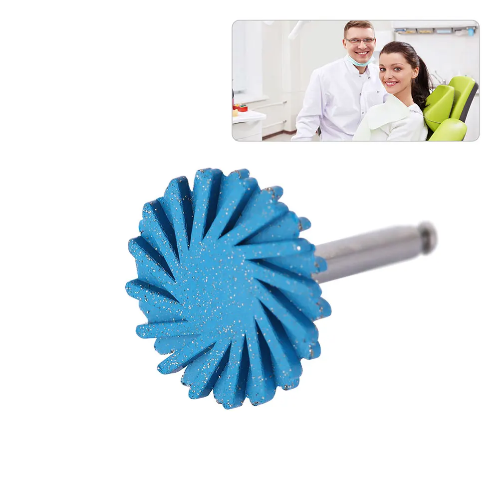 6 teile/schachtel AZDENT Dental Gummi Polierer Verbund Harz Polieren System RA Disc Kit 14mm Rad Spirale Flex Bohrer Werkzeuge – Detail 4