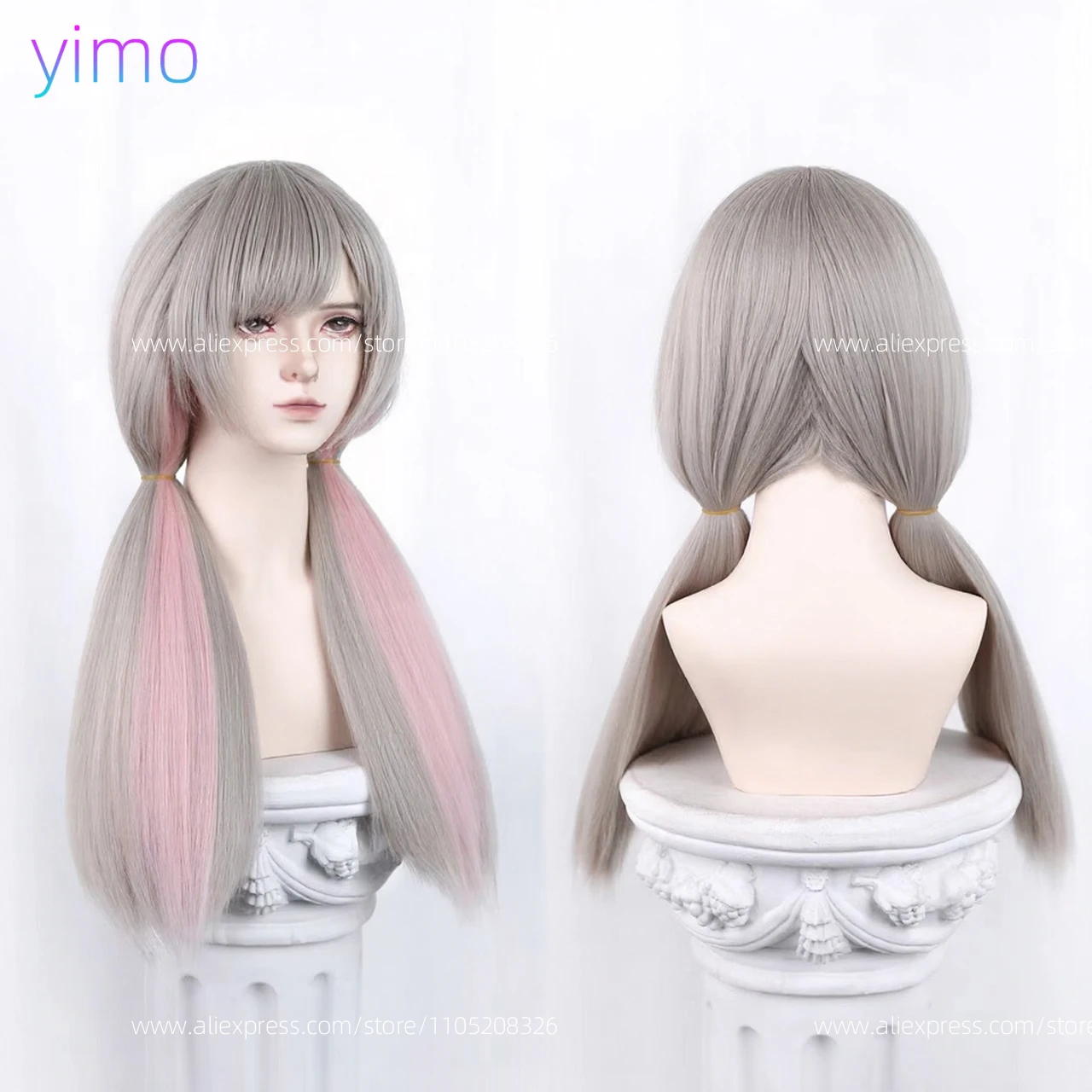 Zood toop yad Judy Hopps oficial de policía antropomórfico Anime Cosplay peluca Halloween carnaval fiesta disfraz