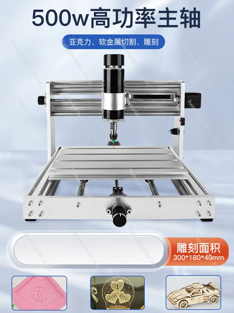 Laser CNC Engraving Machine Small DIY Automatic Desktop Lettering Marking Machine Cnc3018/Pro/Max Burin