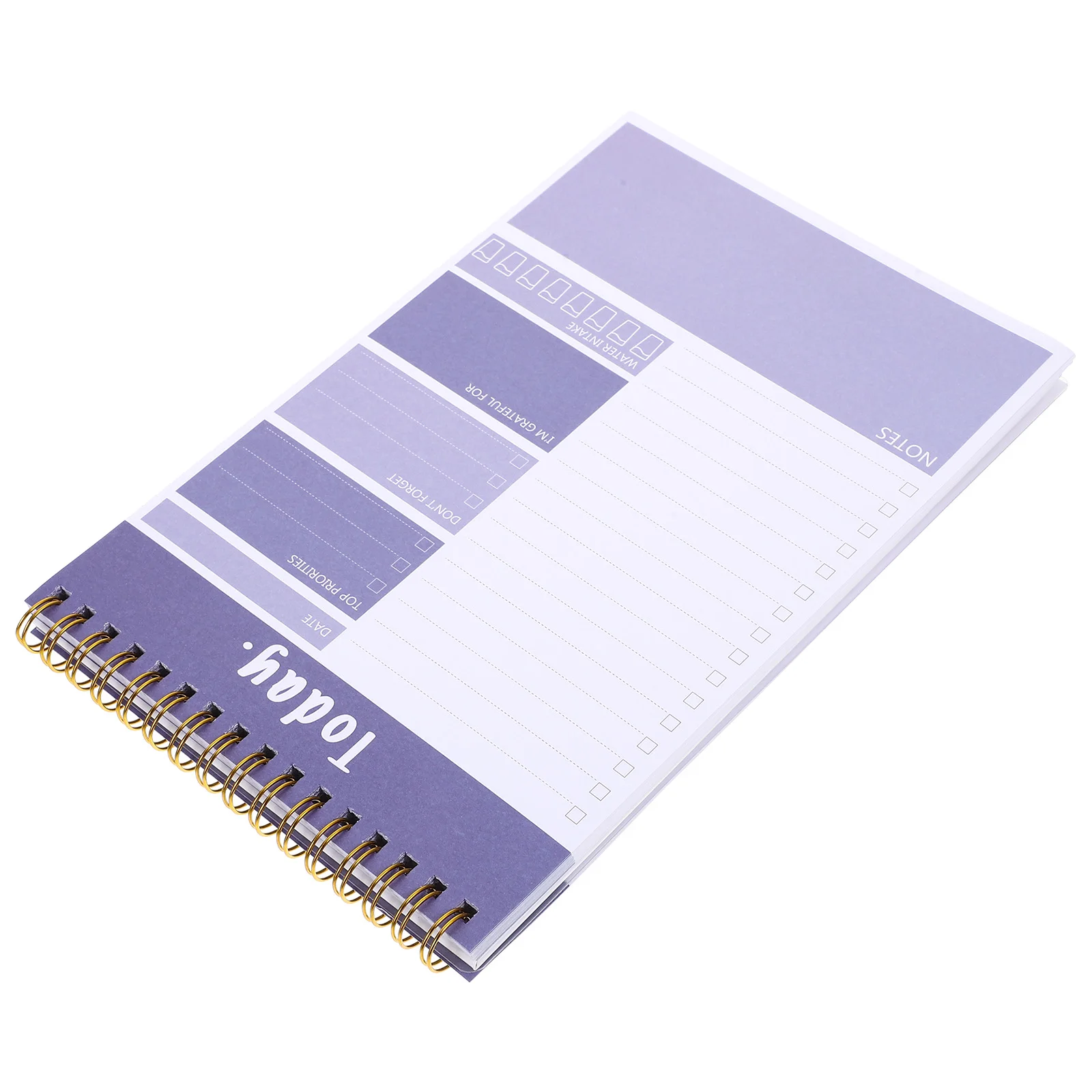 

A5 Weekly Planner Memo Pads Spiral Notebooks Colorful English Flip Notebook Daily Planner Task ganizer Tear off for Planning
