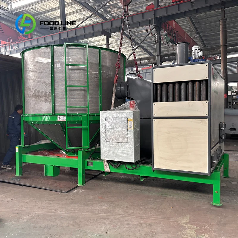 Portable Mobile Grain Dryer Machine with Energy-Efficient Design for Drying Grains Corn Wheat Soybean with Low Labor Costs