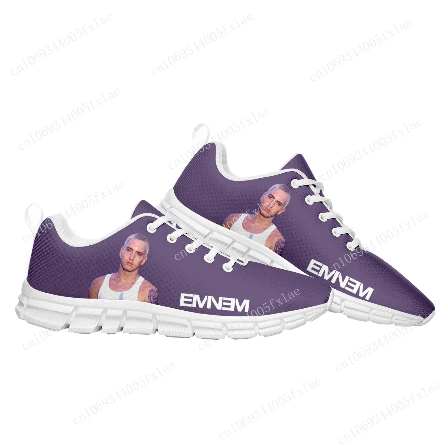 Eminem Hip Hop Rapper Music Popular Sports Shoes Mens Womens Teenager Kids Children Sneakers Custom High Quality Couple Shoes