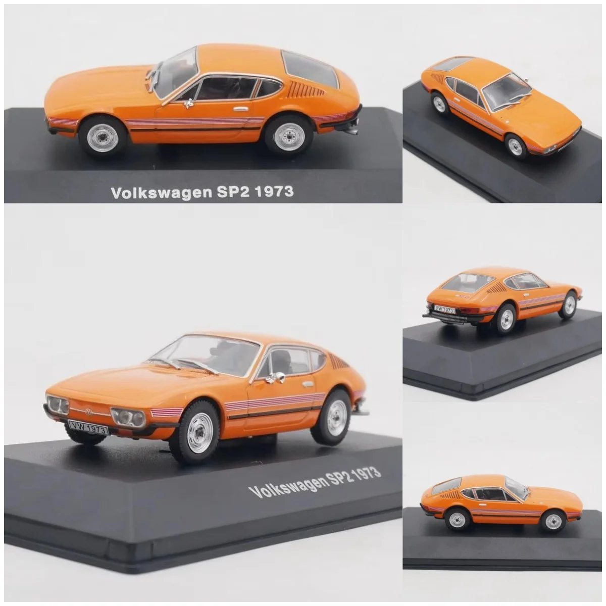 

Ixo Diecast 1:43 Scale VW SP2 1973 Two Door Coupe Alloy Car Model
