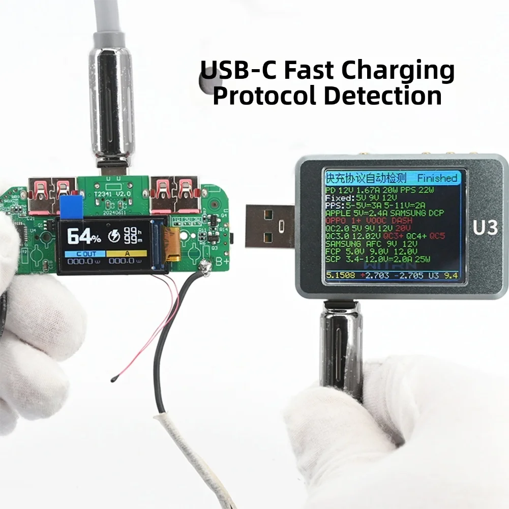 

22 5W USB Fast Charging Stepdown Converter Module with PD QC Protocols and High Efficiency Power Bank Motherboard