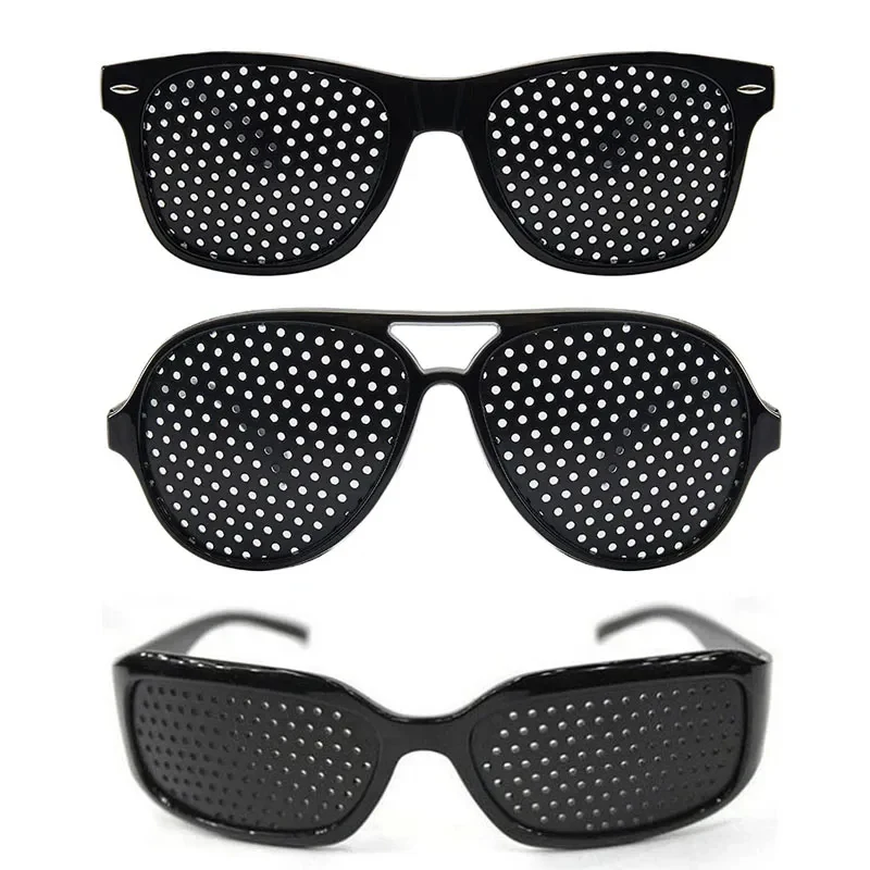 1-4 Pcs Anti-myopia Astigmatism Glasses Vision Correction Fatigue Pin Hole Glasses With Holes For Men Women Eyesight Improvement