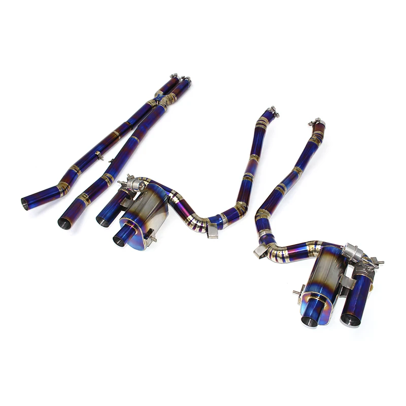 Yooking Titanium Exhaust Pipe Muffler Auto Car Spare Part Escape For Ferrari FF 6.3 2011-2016