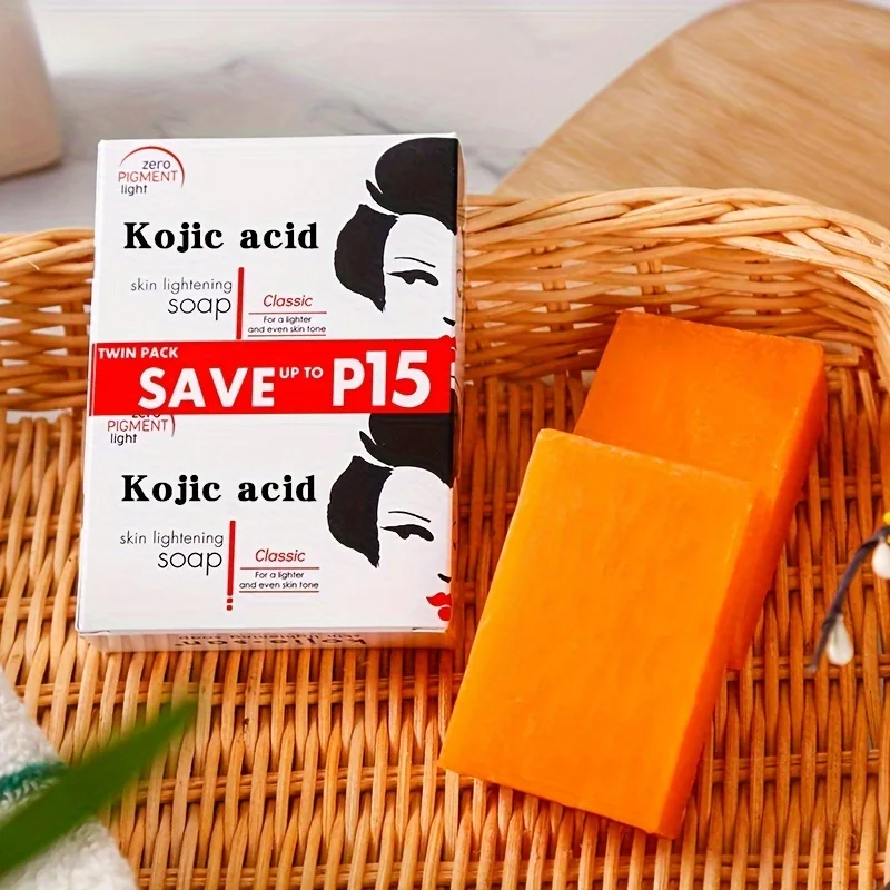 

2 pcs Papaya Soap with Salicylic Acid Handmade Essential Oil Soap, Perfect for Holiday Gifts