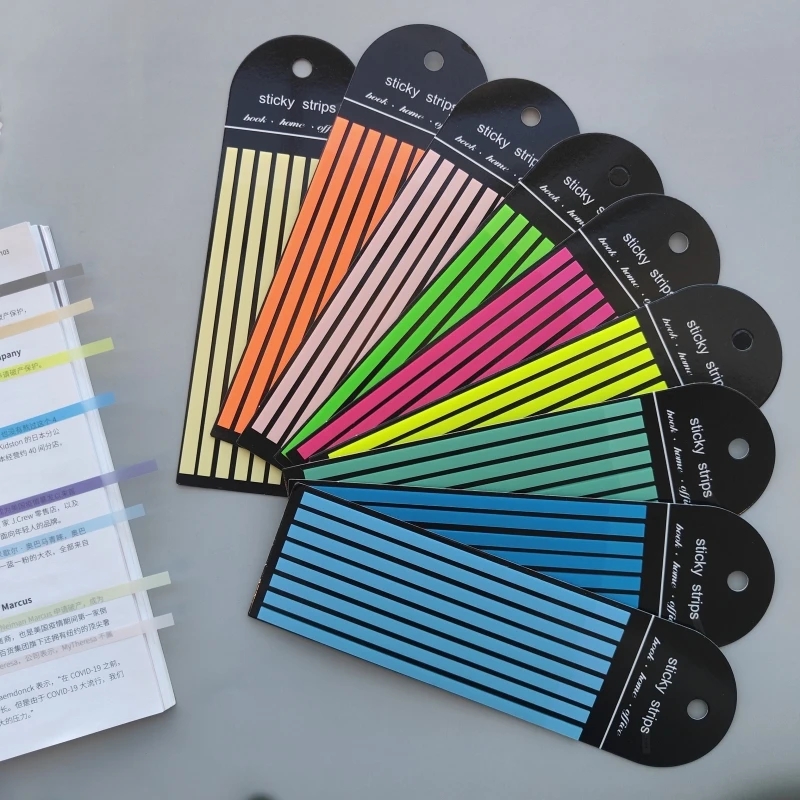 160 Sheets Transparentes Sticky Notes Self-Adhesive Annotation Read Books Bookmarks Tabs Notepad Aesthetic Stationery Index Tabs