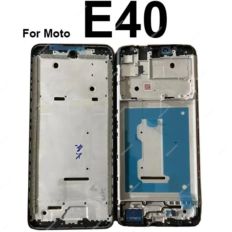 Marco medio de pantalla frontal para Motorola MOTO E 2020 E20 E22 E32 E40 E13, placa de bisel LCD, Panel de chasis, piezas de repuesto