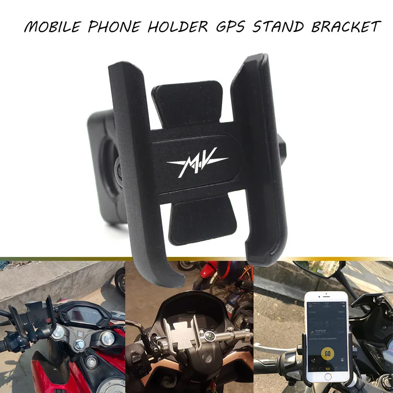 

For MV Agusta Brutale 1000/Dragster/Rush 1000/Rivale Motorcycle Handle Bar Rearview Mirror Mobile Phone Bracket GPS Stand Holder