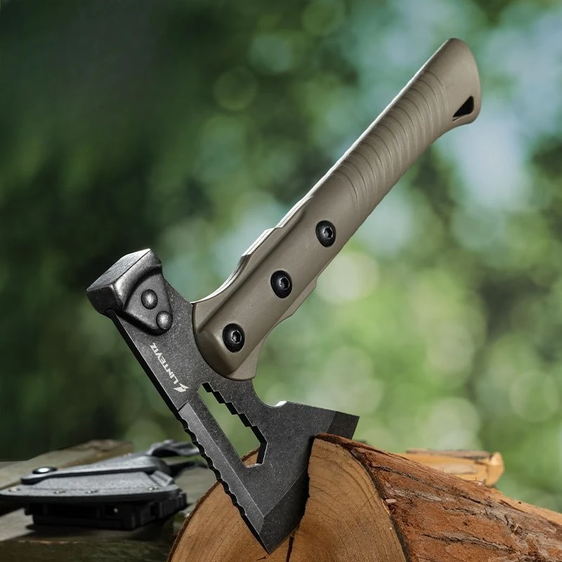 Outdoor EDC Multifunctional Self-defense Tactical Tool Camping Fire Portable Emergency Engineer Axe