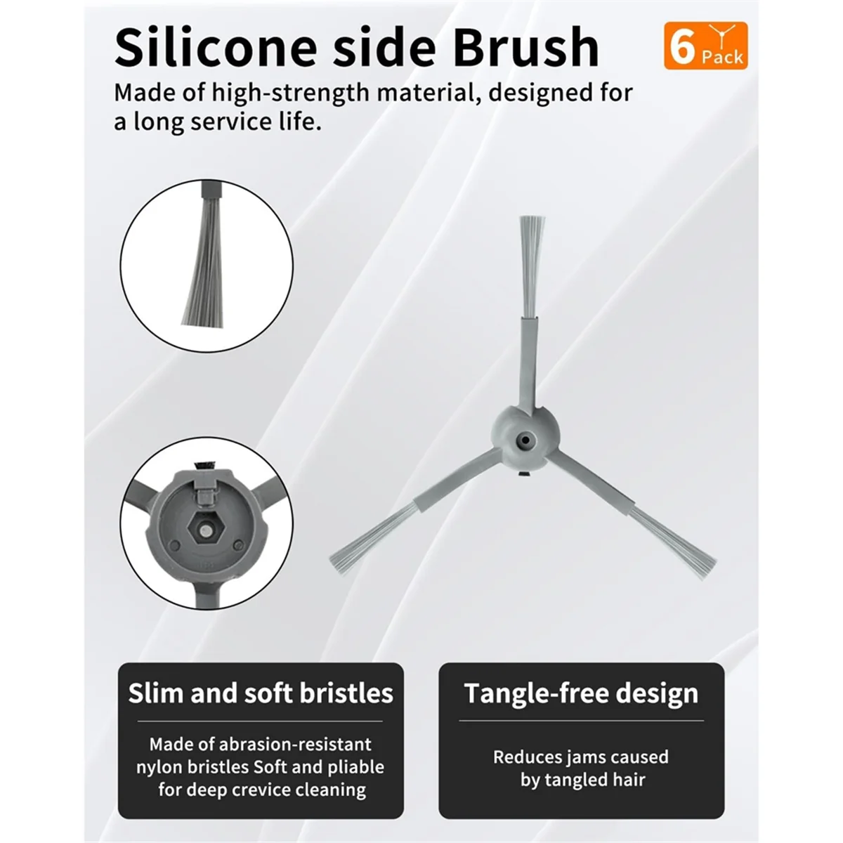 L50 / L 60 로봇 진공 청소기 용 FZFZ 메인 사이드 브러시 Hepa 필터 먼지 봉투 교체 부품