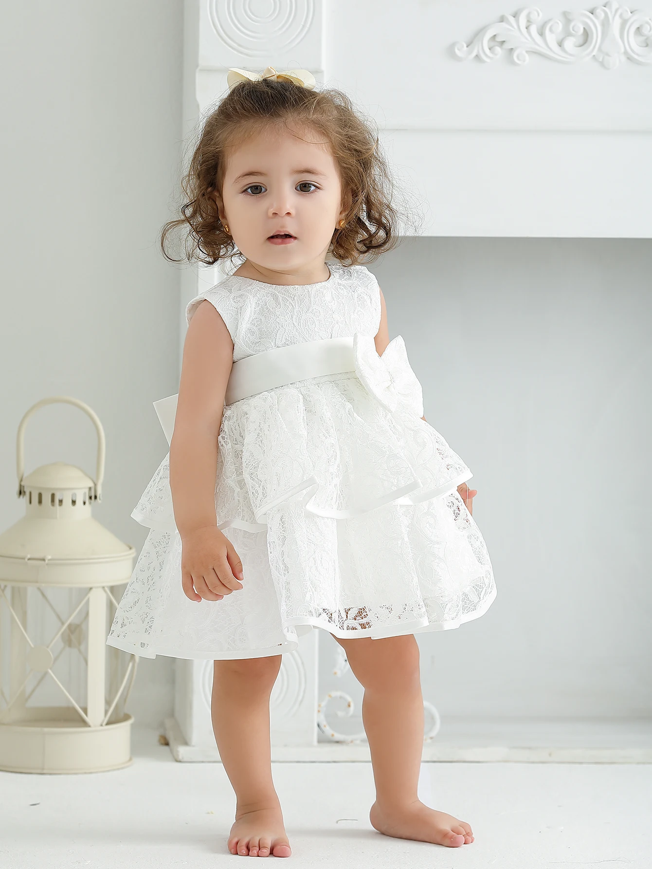 Shopping Online Clothes Baby Girl Christening Gown Flower Girl Special Occasion Dress Wedding Formal Dress 12 Months