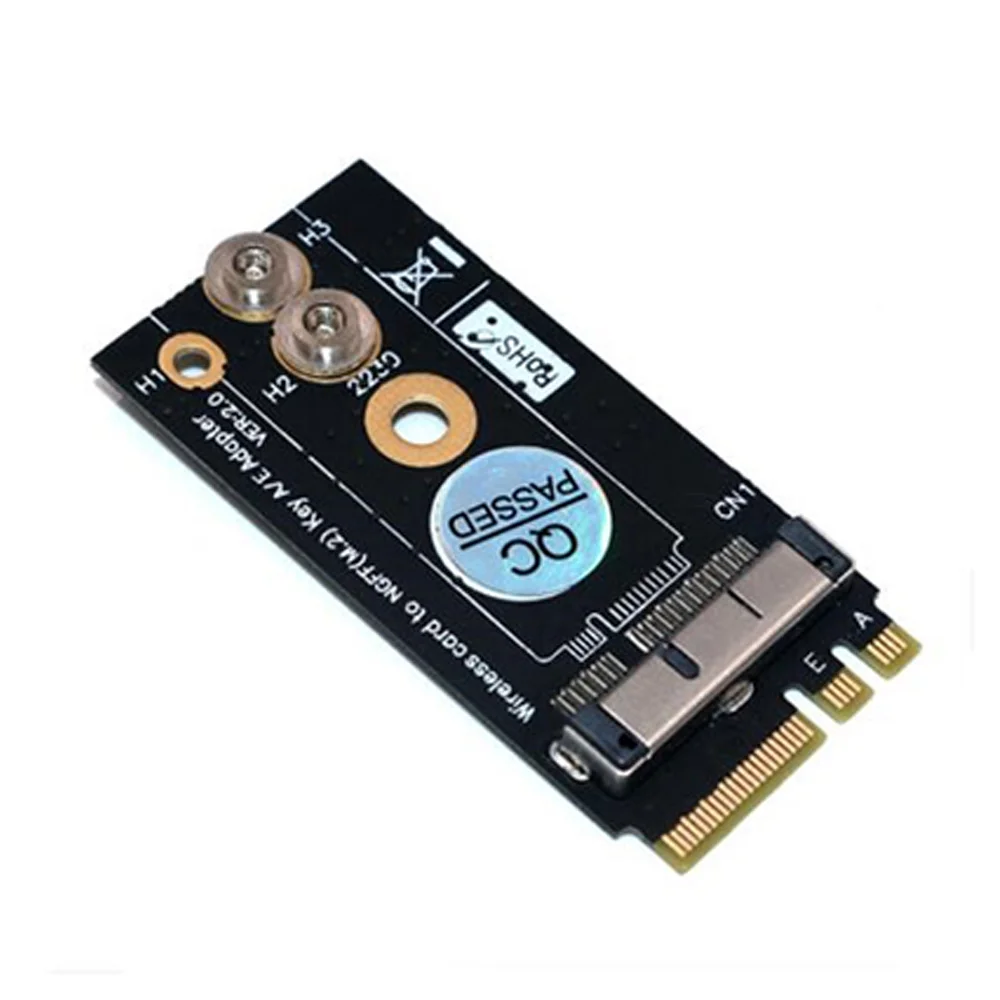 Adaptador WiFi BCM94360CS2 BCM 943224 PCIEBT2 12 + 6Pin para NGFF Key A/E M.2 Cartões WiFi Adaptador WiFi Placa de rede para Mac