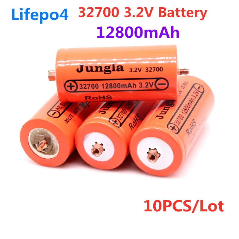 100% oryginalny 32700 12800mAh 3.2V Lifepo4 akumulator profesjonalny fosforan litowo-żelazowy akumulator ze śrubą