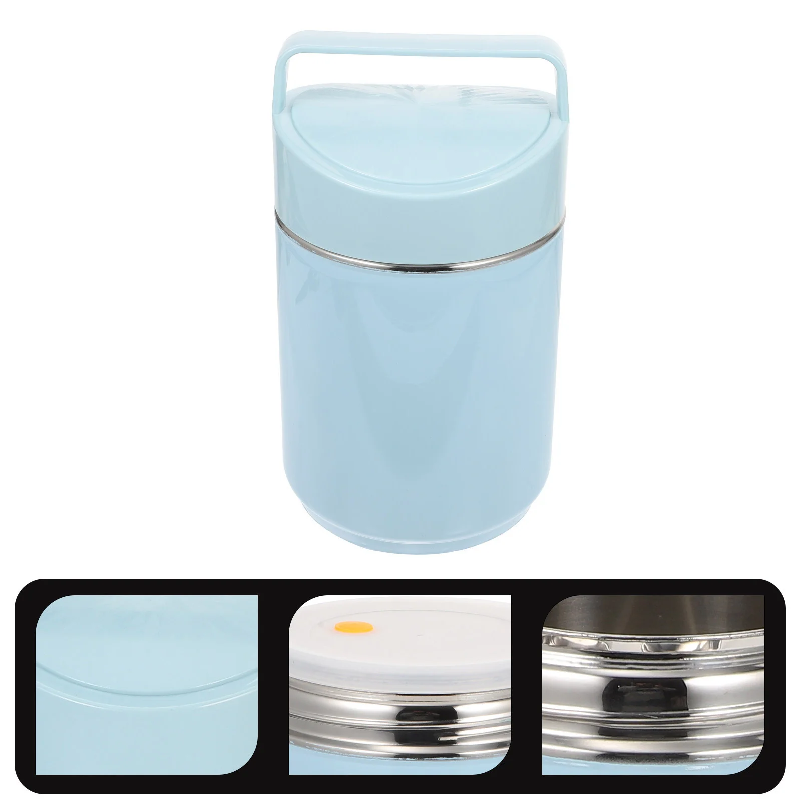 

Stainless Steel Insulation Bucket Lunch Box Thermal Containers Leakproof Food Storage Vacuum Pot Three Layer Heat Preservation