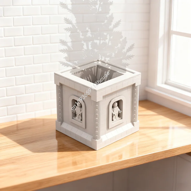 

389pcs MOC Roman Flower Vase Botanicalsed Model Building Blocks Christmas Gift Construction Assemble Toy DIY Brick Kids Birthday