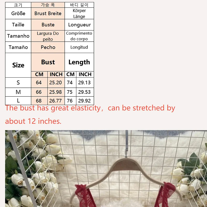 Mono Sexy con volantes y tirantes de encaje transparente para mujer, minifalda de malla con lazo ajustado y espalda descubierta, lencería, pijama, Catsuit transparente