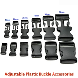 2/5/10/20/30/50Pcs 15/20/25/32/38/50mm Adjustable Belt Buckle Plastic Buckle Backpack Adjustment Buckle Backpack Accessories