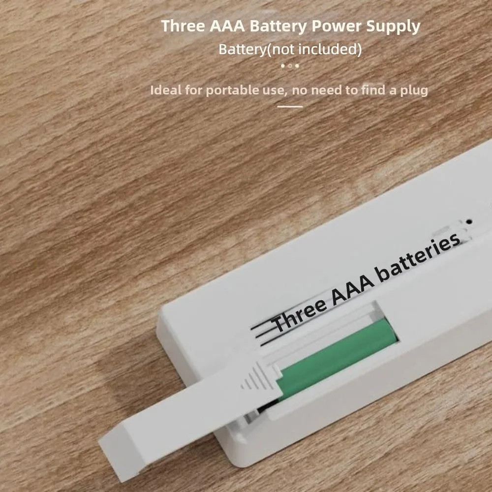 

Creative 12/24H Format Digital Alarm Clock Luminous Mirror Quiet LED Digital Clock Voice Control Large Screen Sleep Timer Office