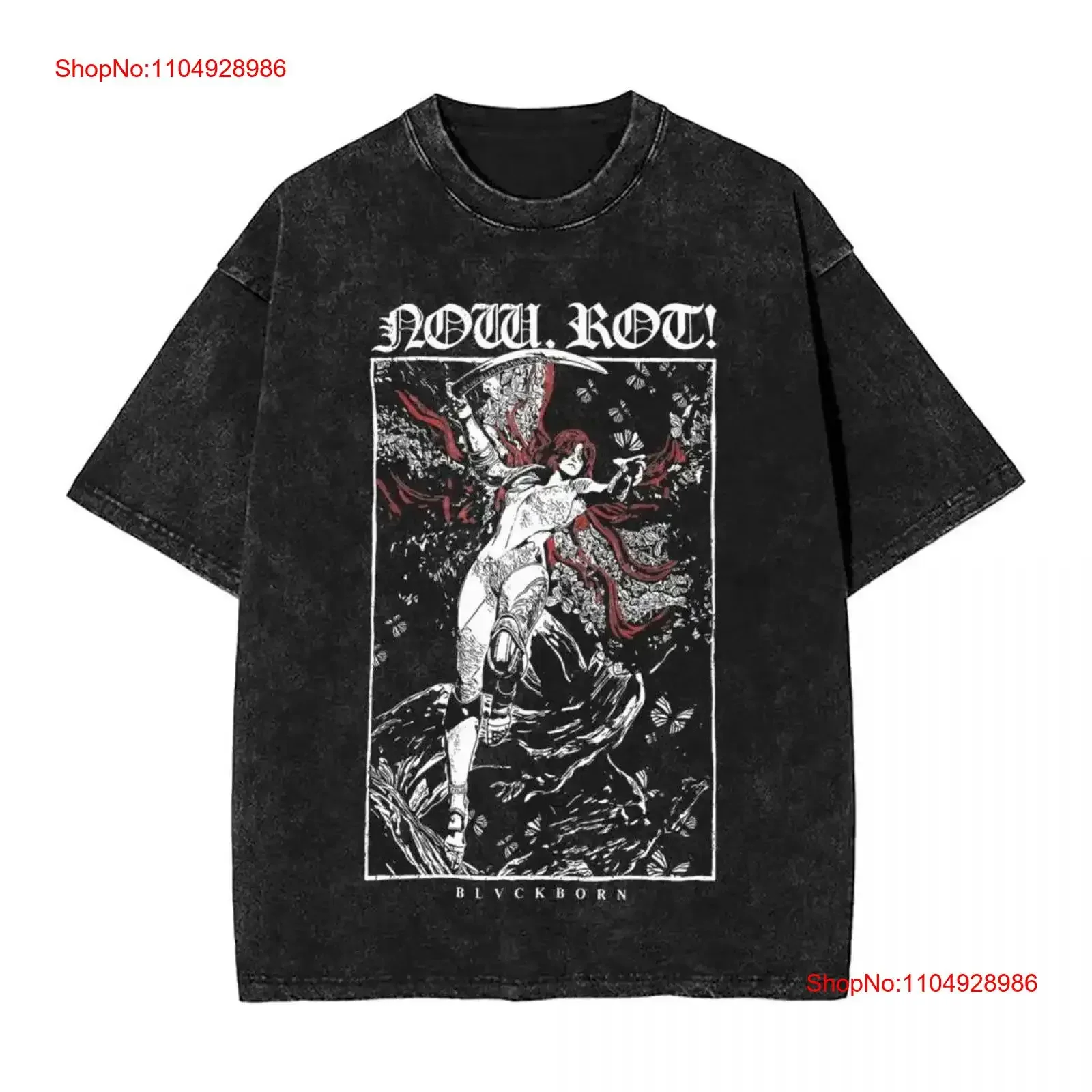 

Футболка Malenia Blade of Miquella Wings Merch, винтажная стираная универсальная эластичная уличная одежда, слегка топ для повседневной носки