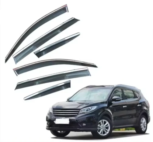 Vent Door Window Visor Wind Deflector Sun VisorS Rain Guard WEATHER SHIELD VENTVISOR for  DFSK GLORY 580 PRO 2016-2021
