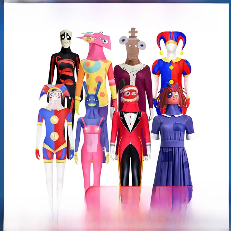 

Magic Number Circus Clown Costume Performance Clothes Women's Ethnic Stage Costume Jiaxian Puming Small Clown Cosplay Outfit