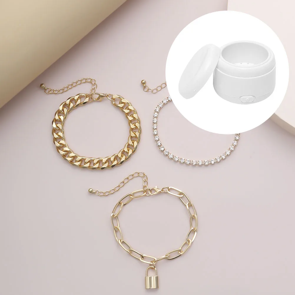 

Ultrasonic Cleaner Cleaning Device Multifunctional Useful Ring Electric Accessory Fashion Machine