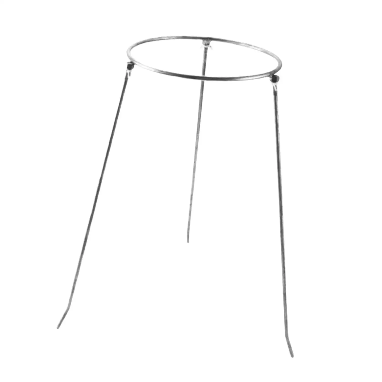 Outdoor Trash Bag Holder Stand Multipurpose Portable Waste Bag Support Frame Alloy Steel for Garage Party Lawn Yard Gardening