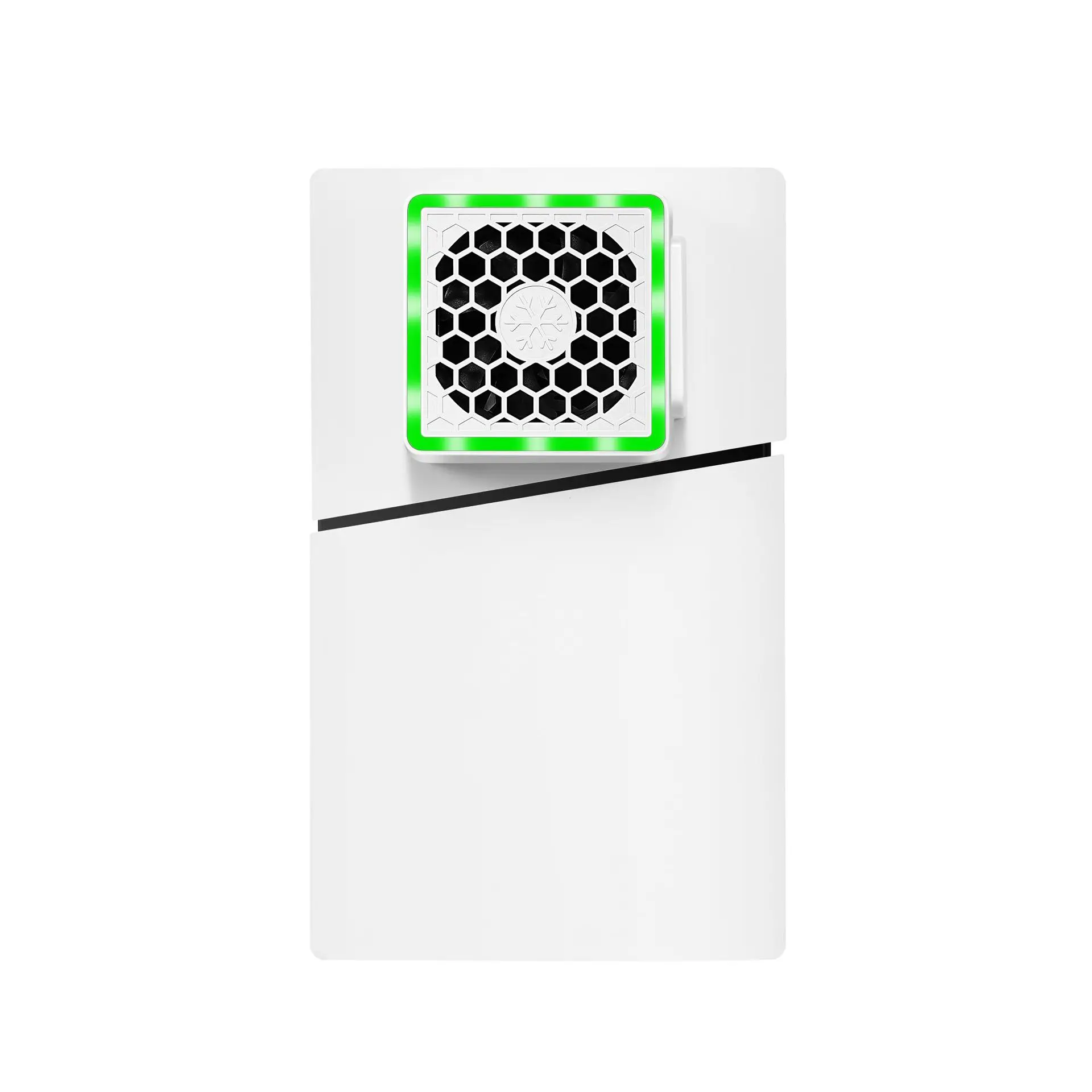 مروحة تبريد مثبتة على الجانب مع ضوء LED ومنافذ USB ووحدة تحكم الألعاب ومروحة تبريد جانبية لملحقات وحدة التحكم في الألعاب PS5 SLIM