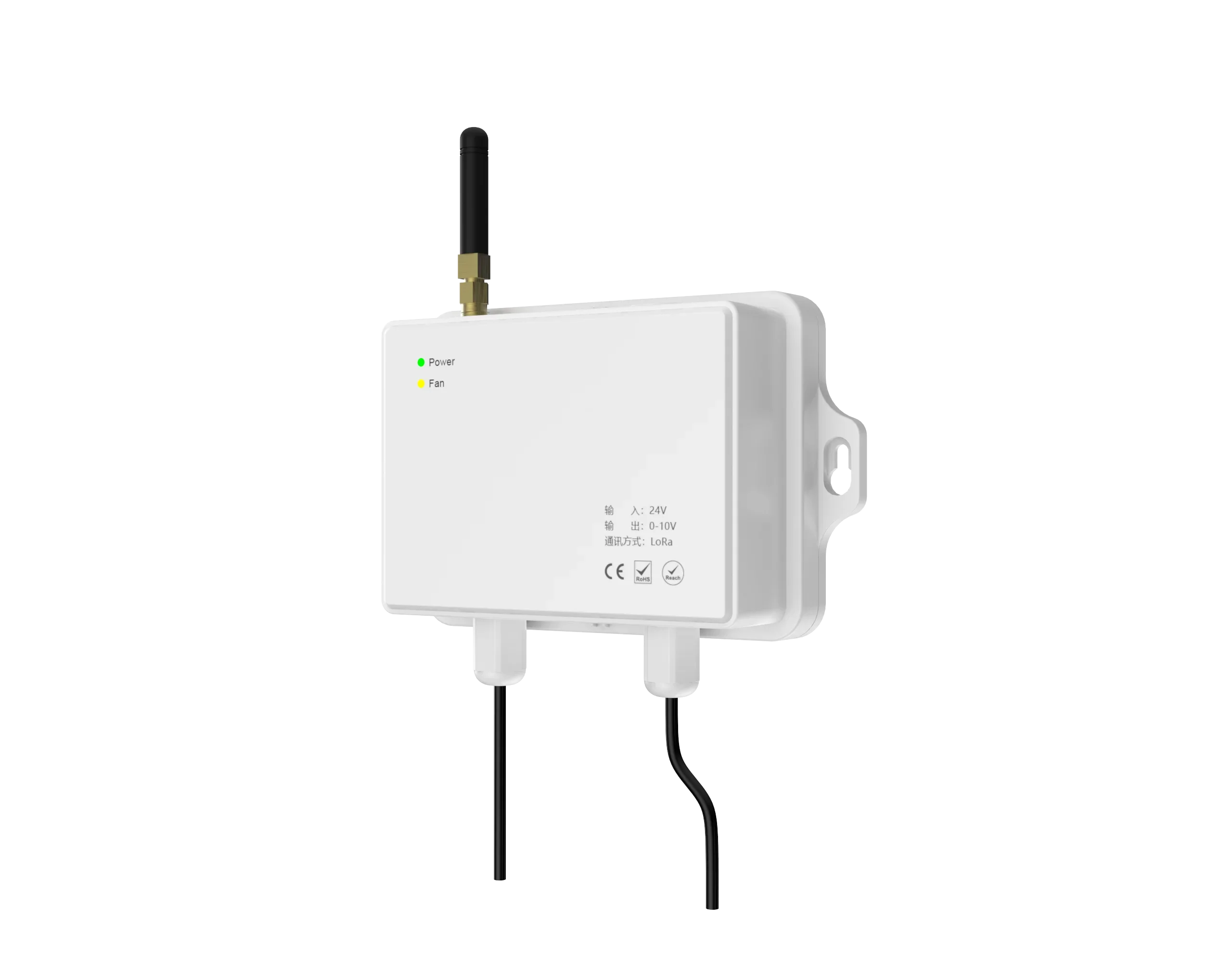 Air Quality Monitor for Temperature Humidity Sensor with LoRa LoRaWAN IoT Connected, Building CO2 Controller